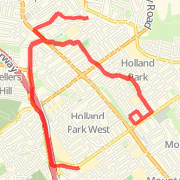 A run mapped on 12/05/2012