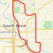 A run mapped on 05/12/2012