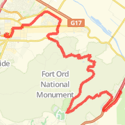 20 mile run across Ft. Ord