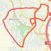 Fried Chicken's 14 miles with 16 mile loop