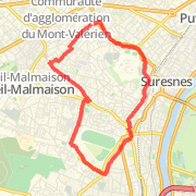9.98 km Run in Nanterre on 14 mai 2012 10:08