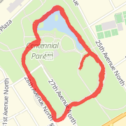 5.09 mi Run in Nashville on May 14, 2012 6:37 PM