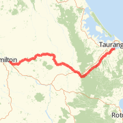 Hamilton-Tauranga via Scotsman Valley