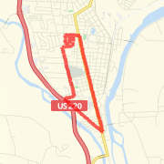 5.22 mile Run/Jog in Sayre on May 16, 2012 at 06:50 pm