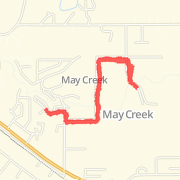 3.38 mi Run in Gold Bar on May 16, 2012 7:21 PM