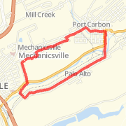 3.54 mi Run in Pottsville on May 16, 2012 10:54 PM