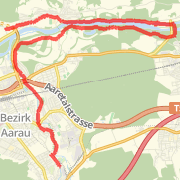 14.39 km Mountain Bike in Suhr on 17.05.2012 11:40