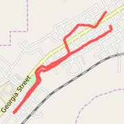 2.02 mi Run in Louisiana on May 17, 2012 9:42 AM