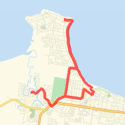 15.18 km Run in Eli Waters on 20/05/2012 8:30 AM