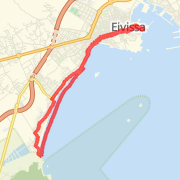 11.70 km Run in Ibiza-stad on 20 mei 2012 12:26