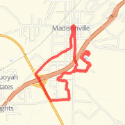 4.28 mi Run in Madisonville on May 20, 2012 6:49 AM