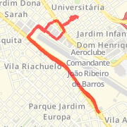 7.24 km Run in Bauru on 20/05/2012 10:14