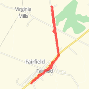 4.11 mi Run in Fairfield on May 20, 2012 9:50 AM