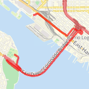 4.14 mile Hike in San Diego on May 20, 2012 at 07:58 am