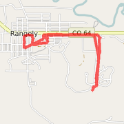 4.22 mi Run in Rangely on May 20, 2012 5:02 PM