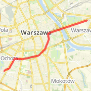 10.60 km Road Cycling in Warszawa on 21 maj 2012 08:20