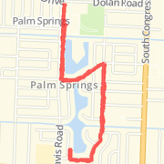 3.12 mi Run in Palm Springs on May 21, 2012 9:43 AM