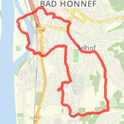 7.11 km Run in Bad Honnef on 21.05.2012 19:26