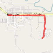 3.83 mi Run in Rangely on May 21, 2012 10:08 PM