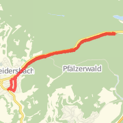 6.20 mi Run in Queidersbach on May 22, 2012 10:46 AM