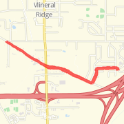 3.54 mi Run in Mineral Ridge on May 22, 2012 6:03 AM