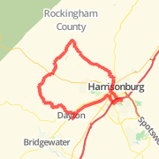 Lunch: 25 mile Mt Clinton Pike - Muddy Creek - Dayton - Rt 42