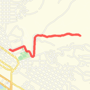 08/06/2009 Work to Military Reserve Route Run route image