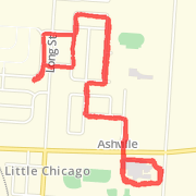4.27 mi Run on May 22, 2012 8:18 PM