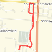 2.09 mi Run in South Bloomfield on May 23, 2012 10:43 AM