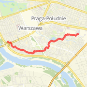 4.77 km Road Cycling in Warszawa on 23 maj 2012 17:05