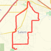 18 miles from home