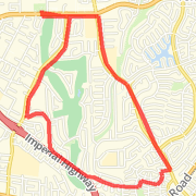 A run mapped on 05/23/2012