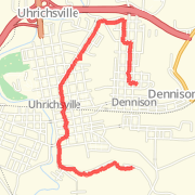 3.13 mi Run in Uhrichsville on May 23, 2012 8:10 PM