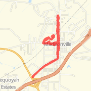4.43 mi Run in Madisonville on May 23, 2012 9:32 PM
