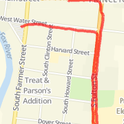 1.03 mile Run/Jog in Princeton with marley not cooperting! on May 23, 2012 at 10:22 pm