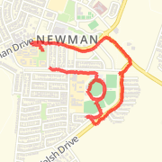4.04 km Run, Interval Training in Newman on 25/05/2012 9:42 PM