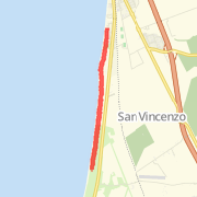 7.08 km Run in San Vincenzo on 25/mag/2012 18:04