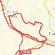 A ride mapped on 05/25/2012