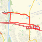 13,77 Kilometer Run/Jog on Mai 26, 2012 at 07:22 AM