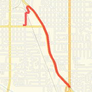 8/10/09 Run route image