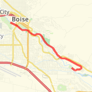 river float run Run route image