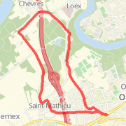 6.31 km Run in Onex on 27 mai 2012 08:32