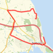 16.75 km Run in Nyborg on 27/05/2012 11.23