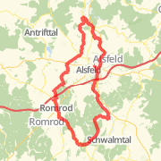 39.85 km Mountain Bike in Alsfeld on 27.05.2012 12:47