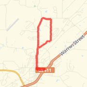 5.86 mi Run in Madisonville on May 27, 2012 7:12 AM
