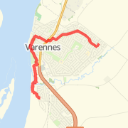 11.65 km Run in Varennes on 2012-05-27 10:00