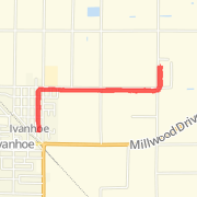 3.17 mile Run/Jog in Ivanhoe on May 27, 2012 at 07:48 am