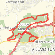 7.54 km Run in Villars-sur-Gl&acirc;ne on 27 mai 2012 18:18