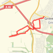 8,64 Kilometer Run/Jog on Mai. 28, 2012 at 09:06 vorm.