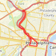 Philadelphia Skyline on Park Paths